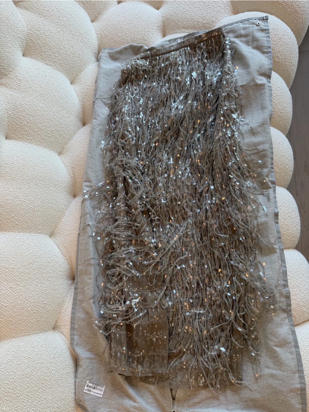 $13000 NWT Brunello Cucinelli Sequin Tassel Maxi Skirt Maru Mendez Laura Saint - Picture 11 of 14